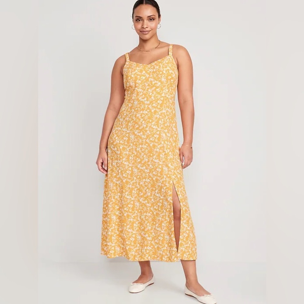 Old Navy Floral Maxi Slip Dress
